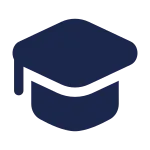 Square Academic Cap SVG Icon